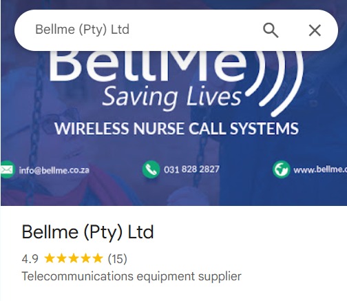 Bellme (Pty) Ltd Google profile after Review Avalanche