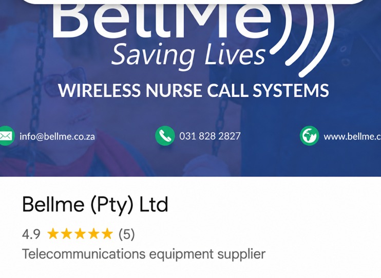 Bellme (Pty) Ltd Google profile before Review Avalanche