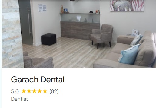 Garach Dental Google profile before Review Avalanche